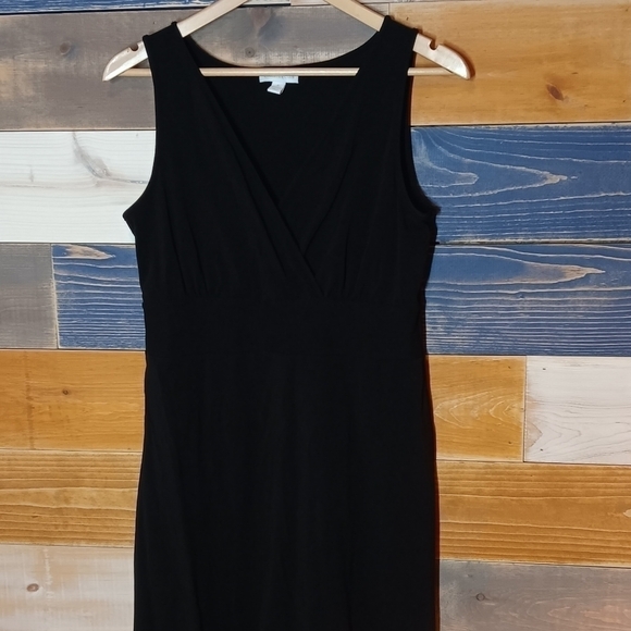 Charter Club Black Midi Dress 8 - Picture 2 of 7